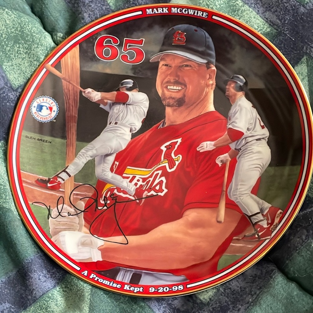 Mark McGwire A Promise Kept Home Run Hero MLB Sports Memorabilia Collectible